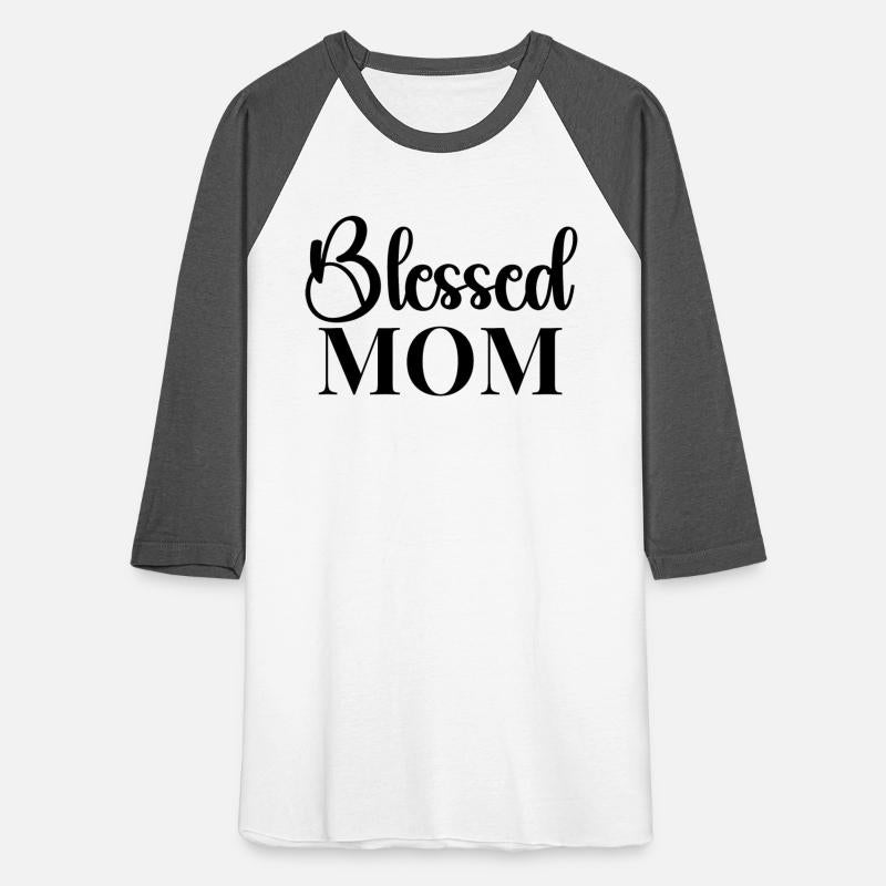 Blessed Mom Black Text, Christian Quote