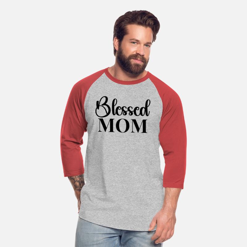Blessed Mom Black Text, Christian Quote