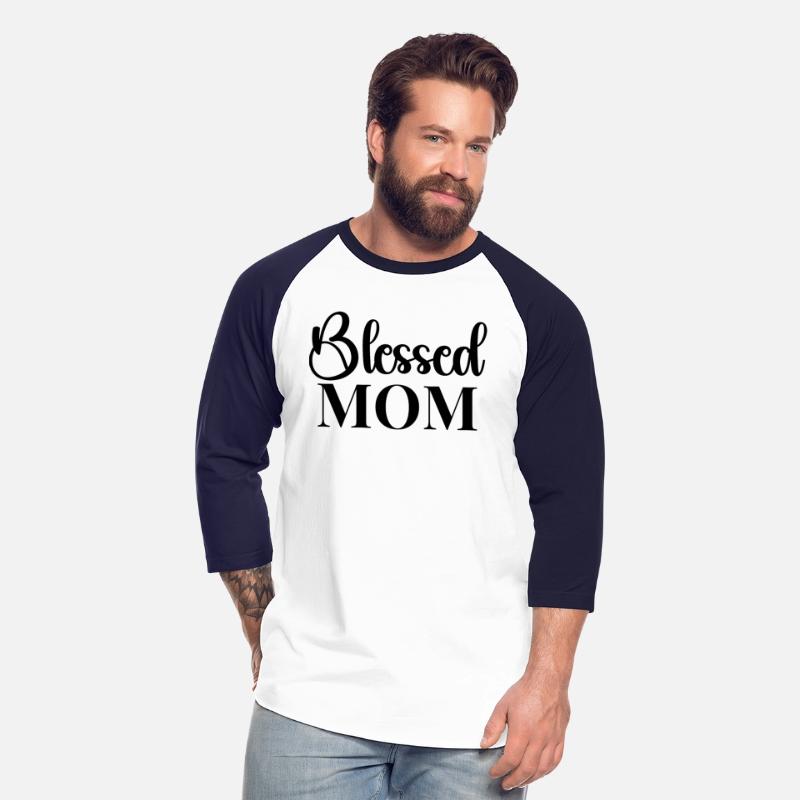 Blessed Mom Black Text, Christian Quote