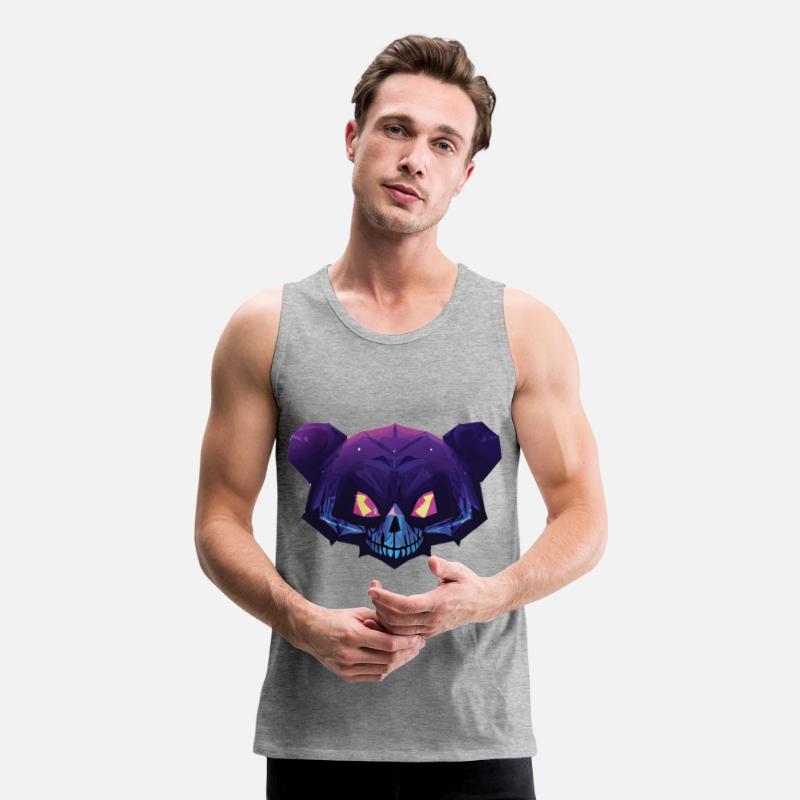 Blue and Magenta Gangster Skeleton Teddy