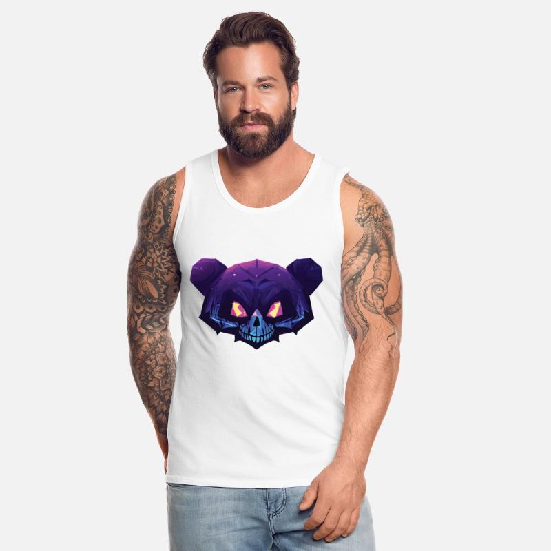 Blue and Magenta Gangster Skeleton Teddy