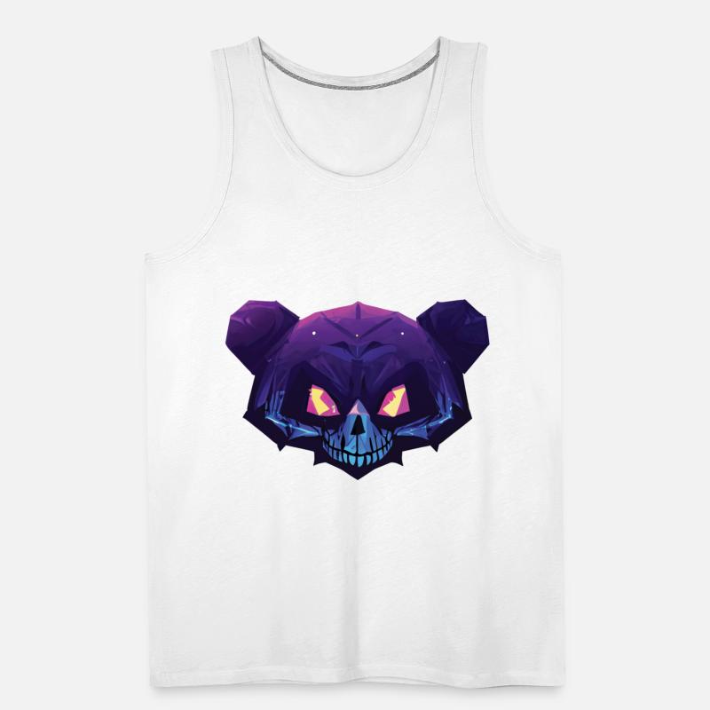 Blue and Magenta Gangster Skeleton Teddy