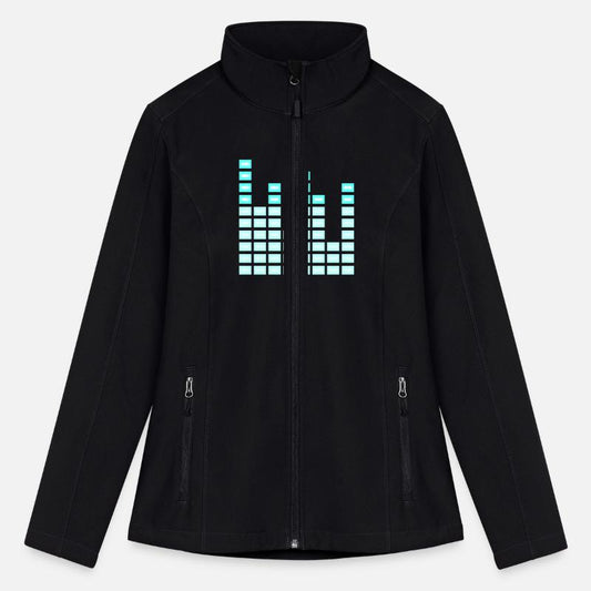 Blue Dance Party Equalizer DJ Wave Bar Mixer Music