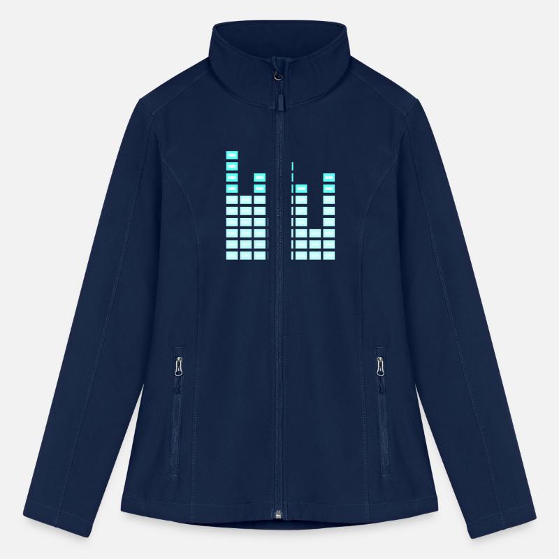 Blue Dance Party Equalizer DJ Wave Bar Mixer Music