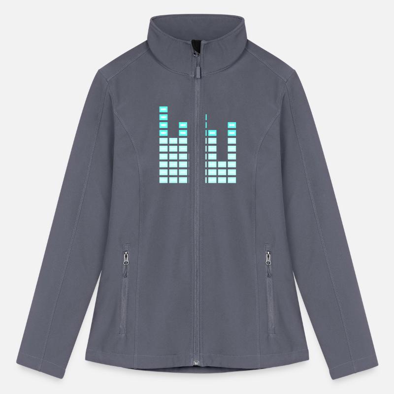 Blue Dance Party Equalizer DJ Wave Bar Mixer Music