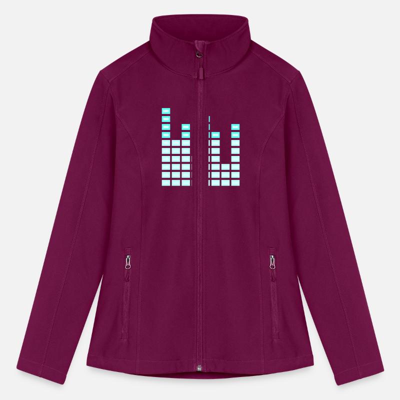 Blue Dance Party Equalizer DJ Wave Bar Mixer Music