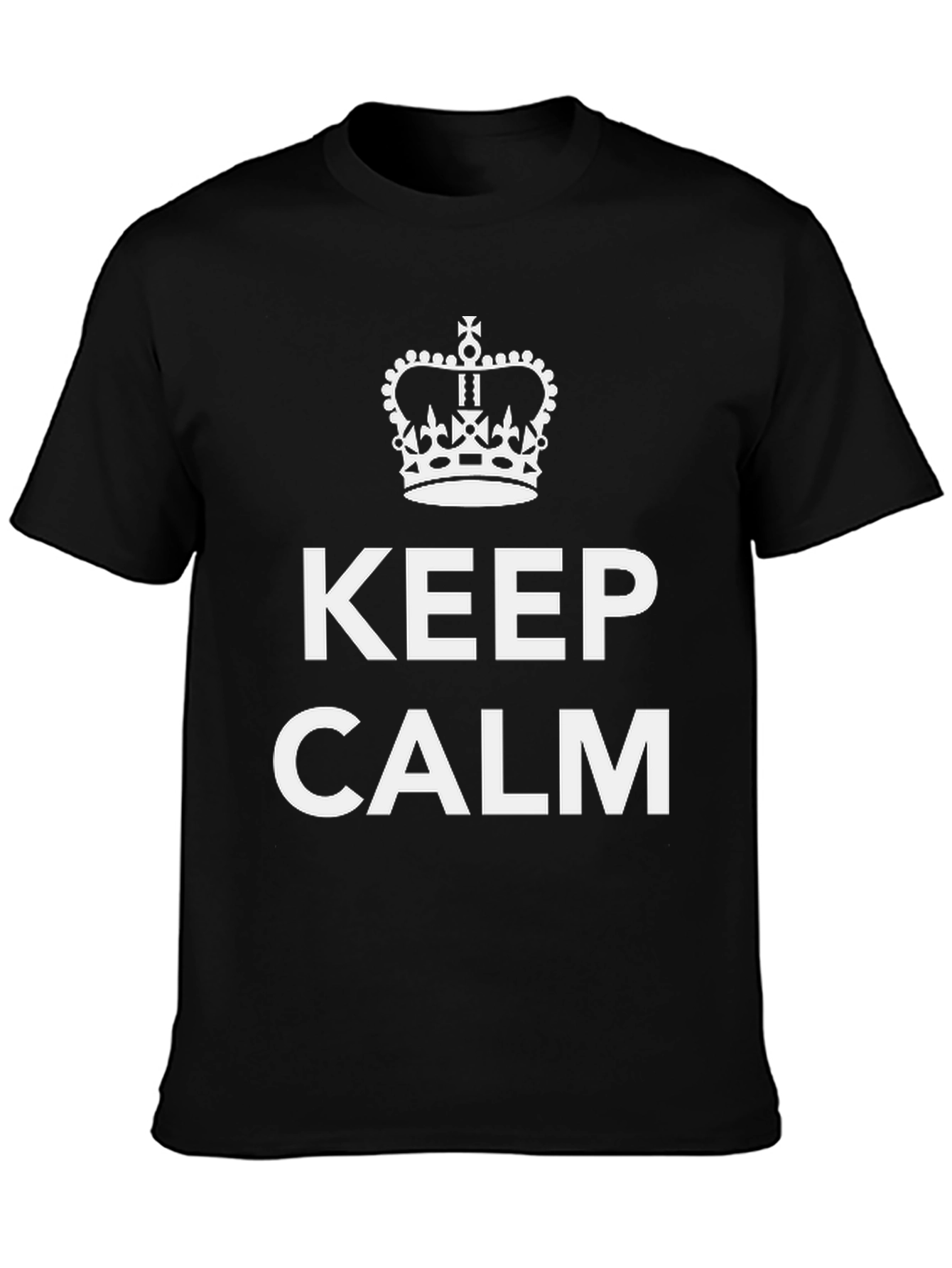 Keep Calm Graphic Tee - Stylish Comfort