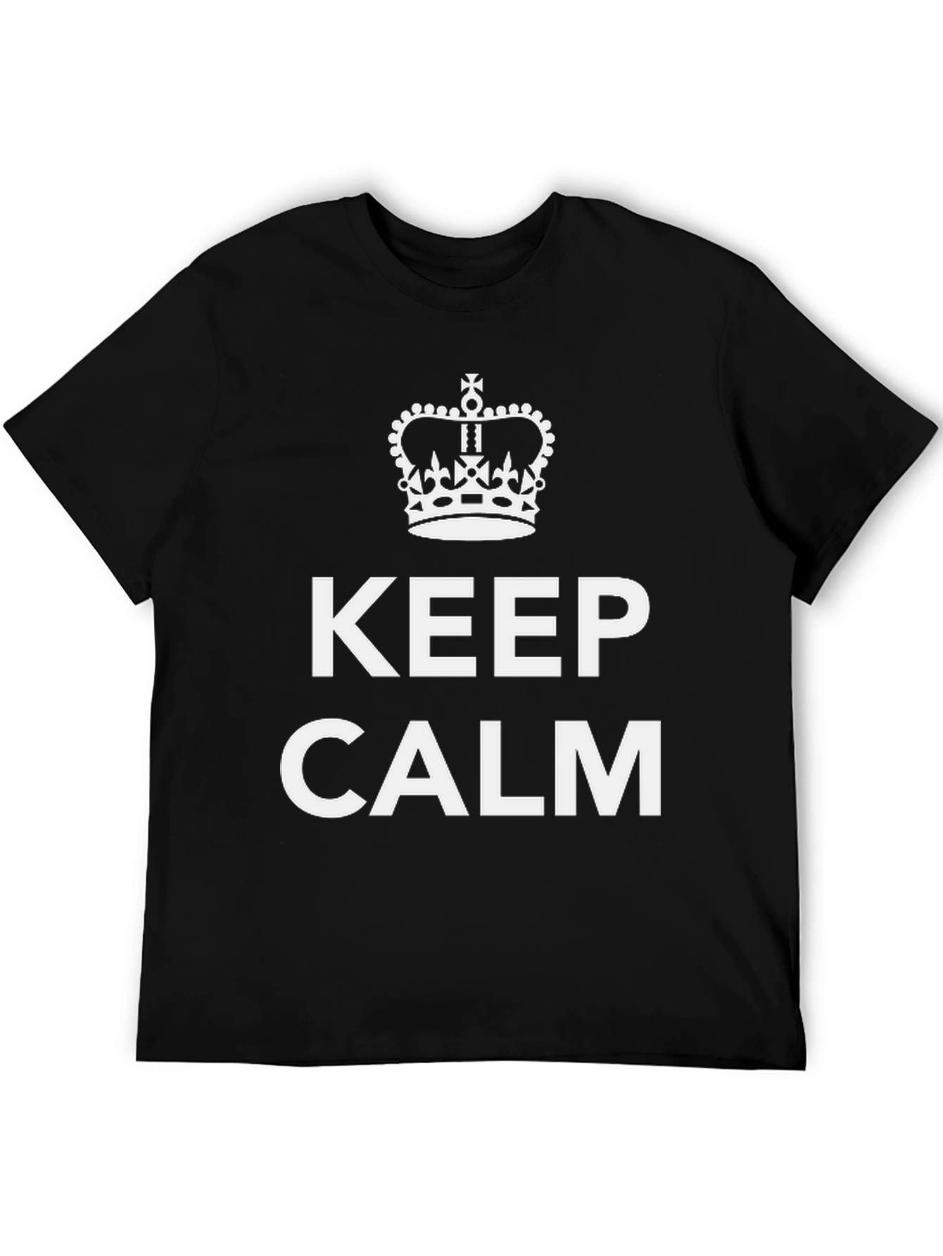 Keep Calm Graphic Tee - Stylish Comfort
