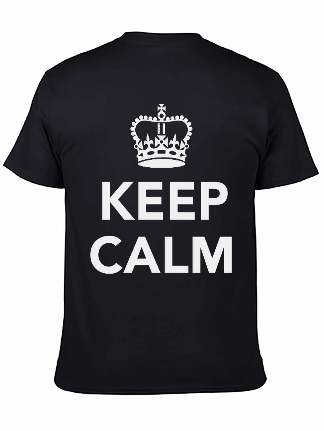 Keep Calm Graphic Tee - Stylish Comfort