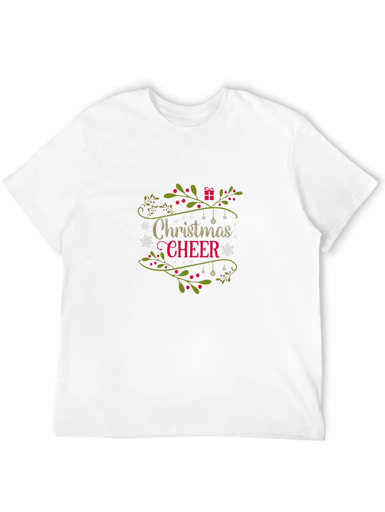 Christmas Cheer Holiday Graphic T-Shirt