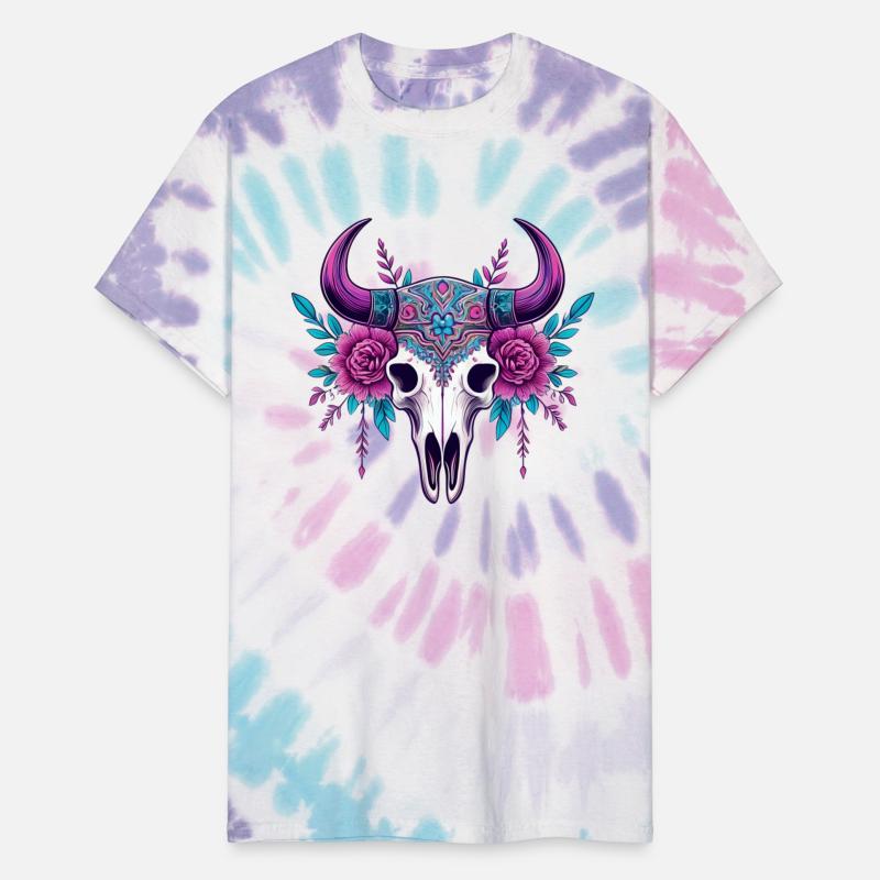Boutique Stylized Bull Skull Art