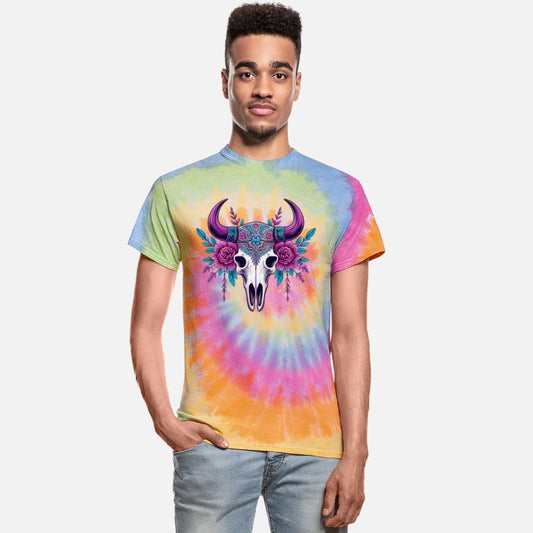 Boutique Stylized Bull Skull Art