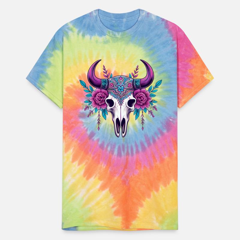 Boutique Stylized Bull Skull Art