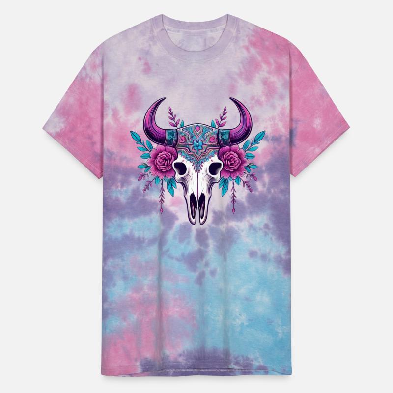 Boutique Stylized Bull Skull Art