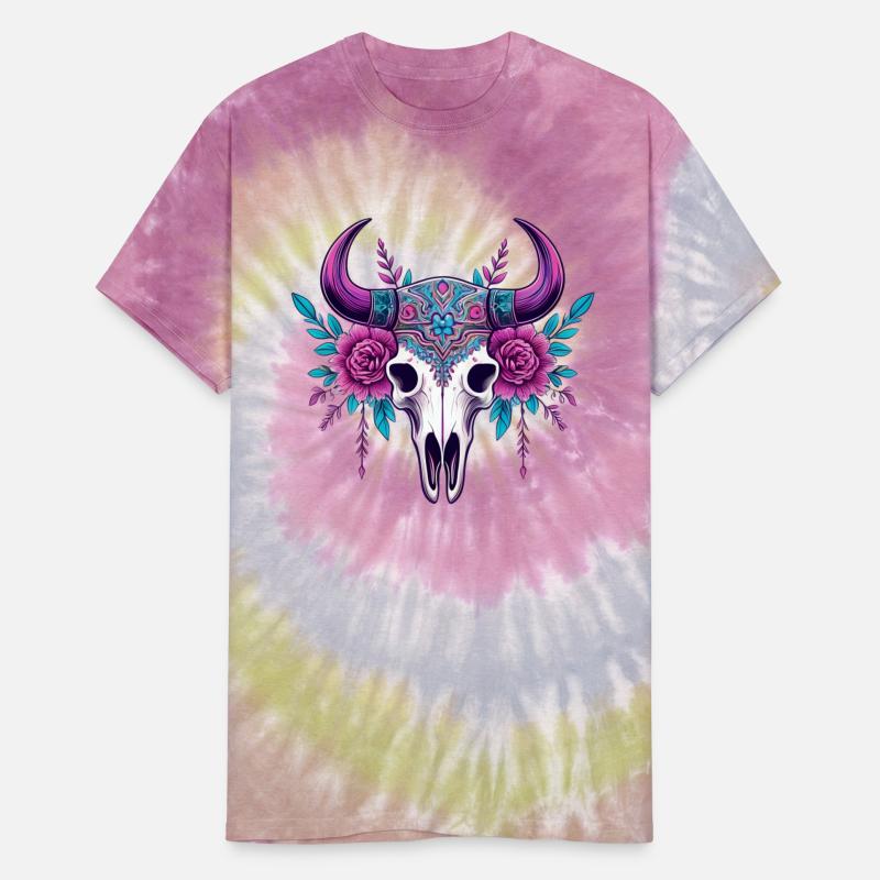 Boutique Stylized Bull Skull Art