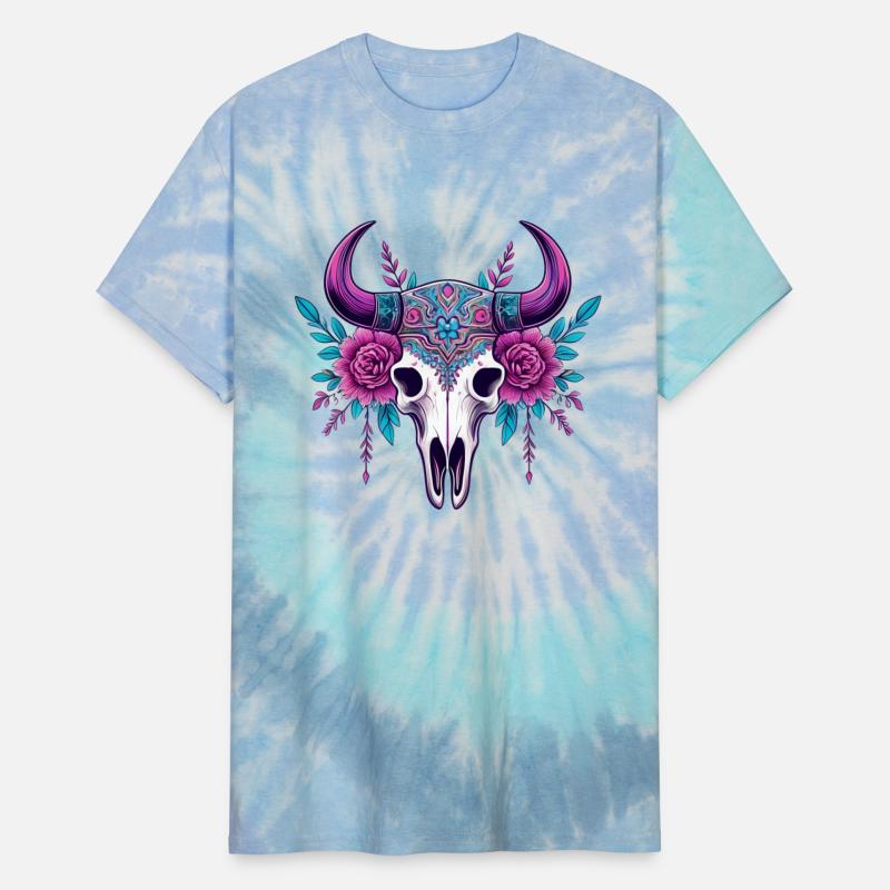 Boutique Stylized Bull Skull Art