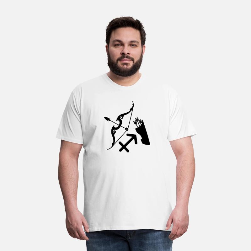 Bow and arrow with logo zodiac sign