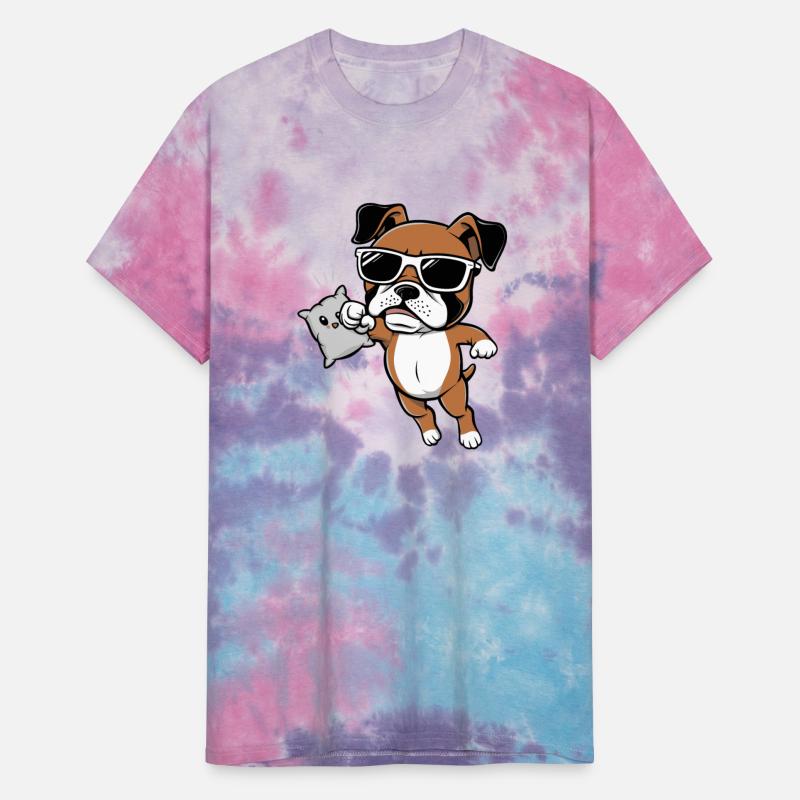 Boxer Dog Punching Kawaii Pillow Toy