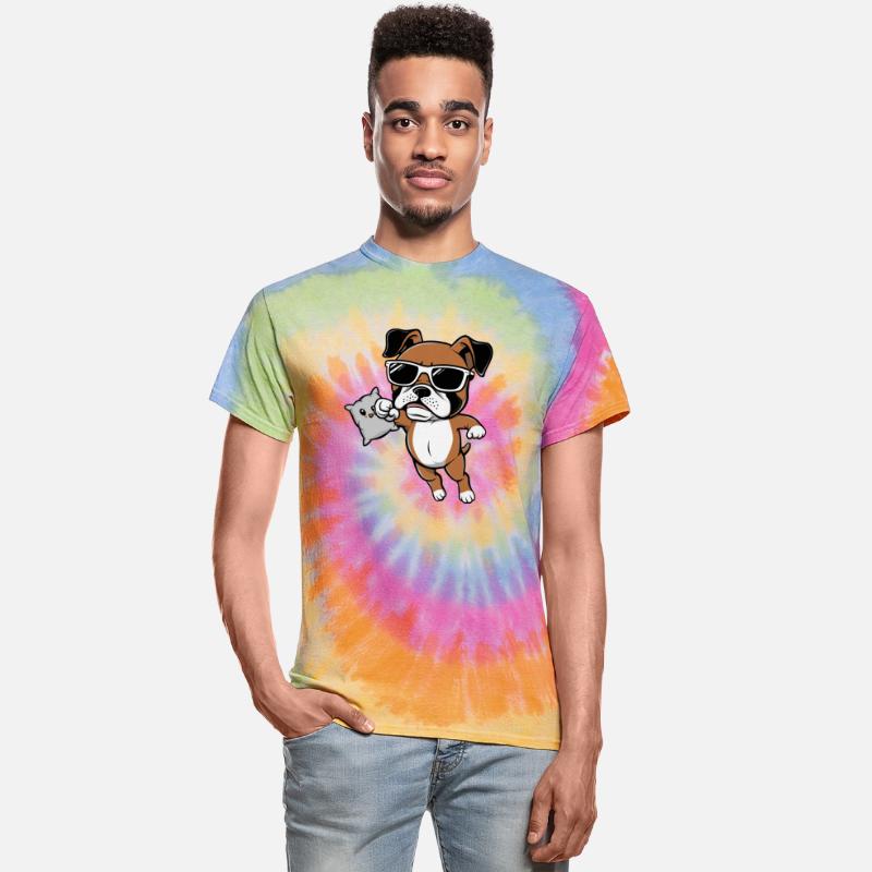 Boxer Dog Punching Kawaii Pillow Toy