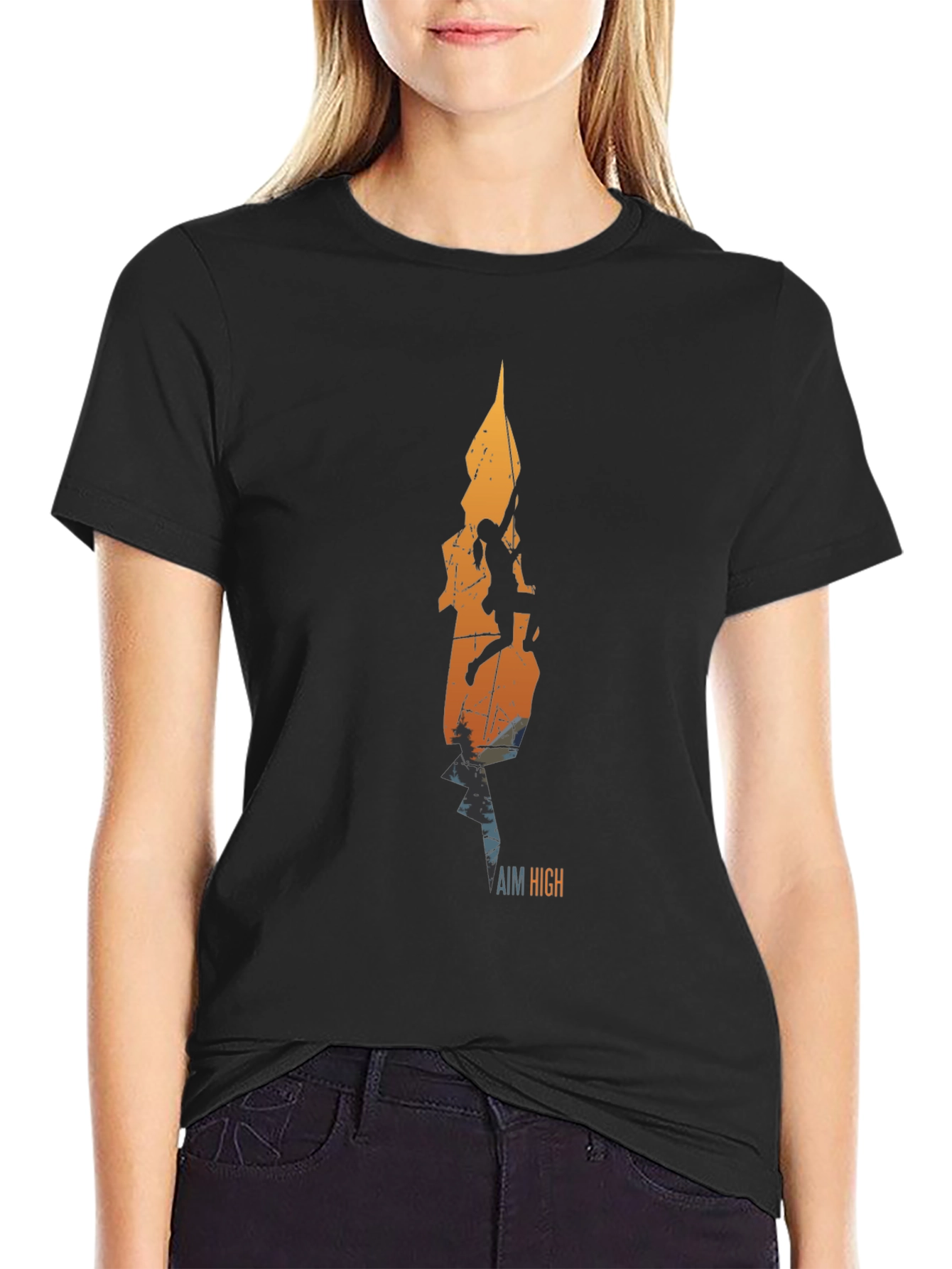 Aim High Climbing Graphic Tee