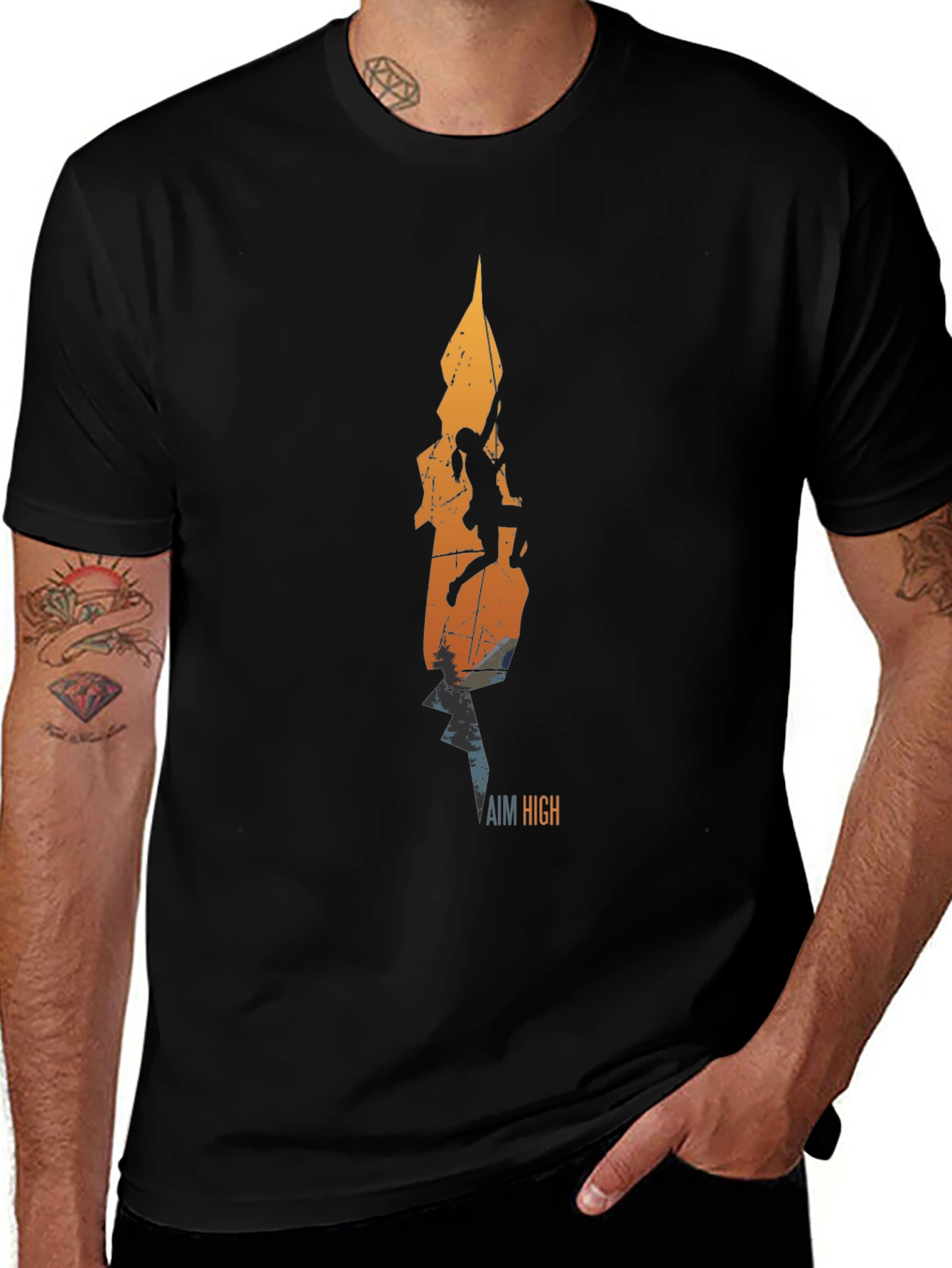 Aim High Climbing Graphic Tee