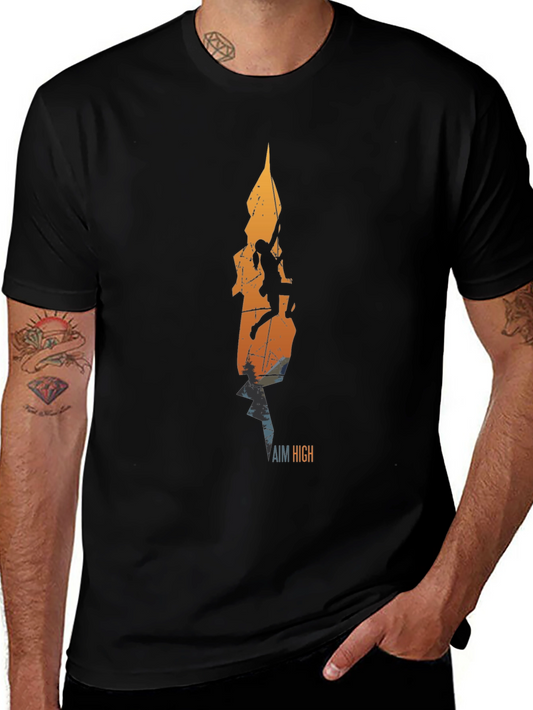Aim High Climbing Graphic Tee