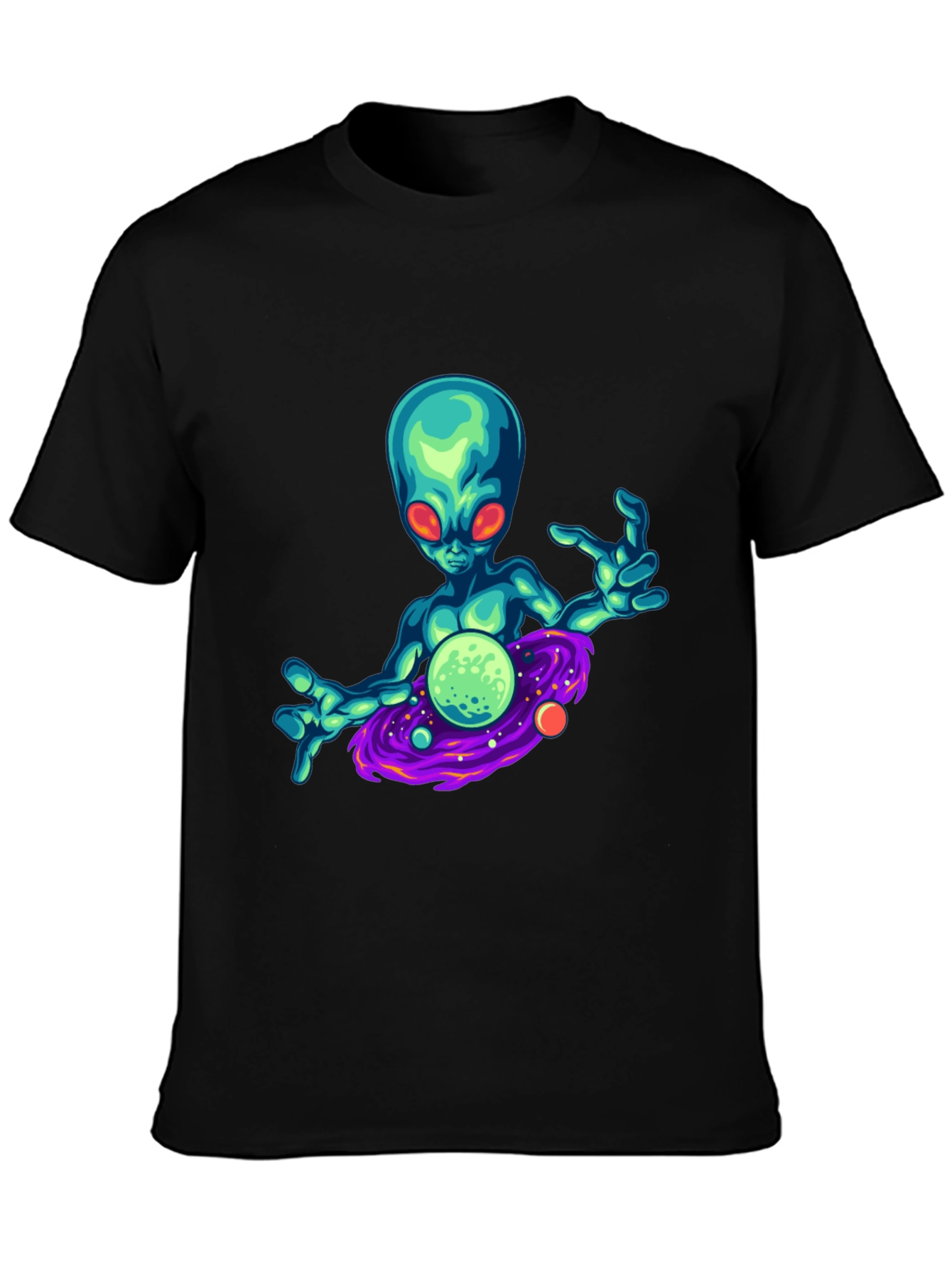 Alien in Space Graphic T-Shirt
