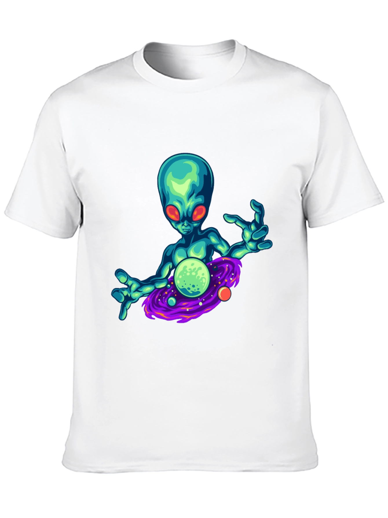 Alien in Space Graphic T-Shirt
