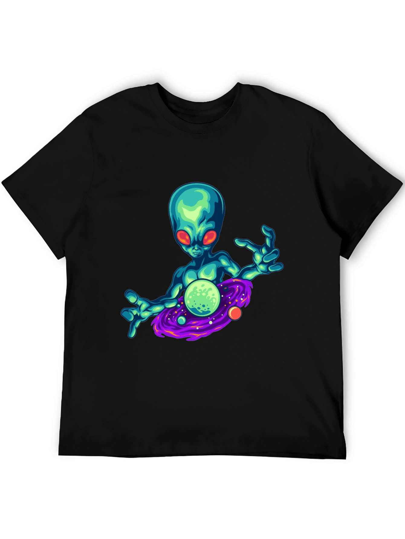 Alien in Space Graphic T-Shirt