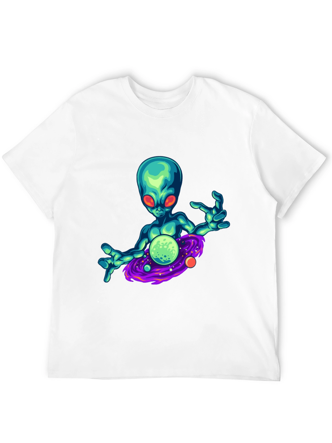 Alien in Space Graphic T-Shirt
