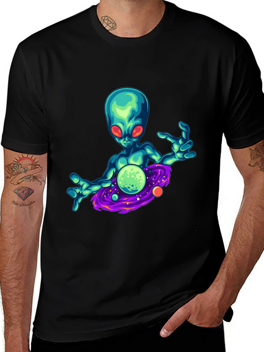 Alien in Space Graphic T-Shirt