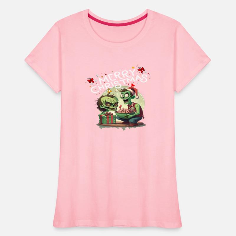 Brains For A Merry Christmas - Zombie X-Mas White