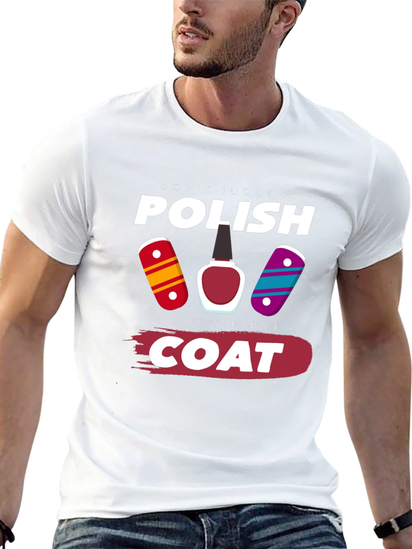 Funny Nail Polish T-Shirt - Dont Judge a Polish