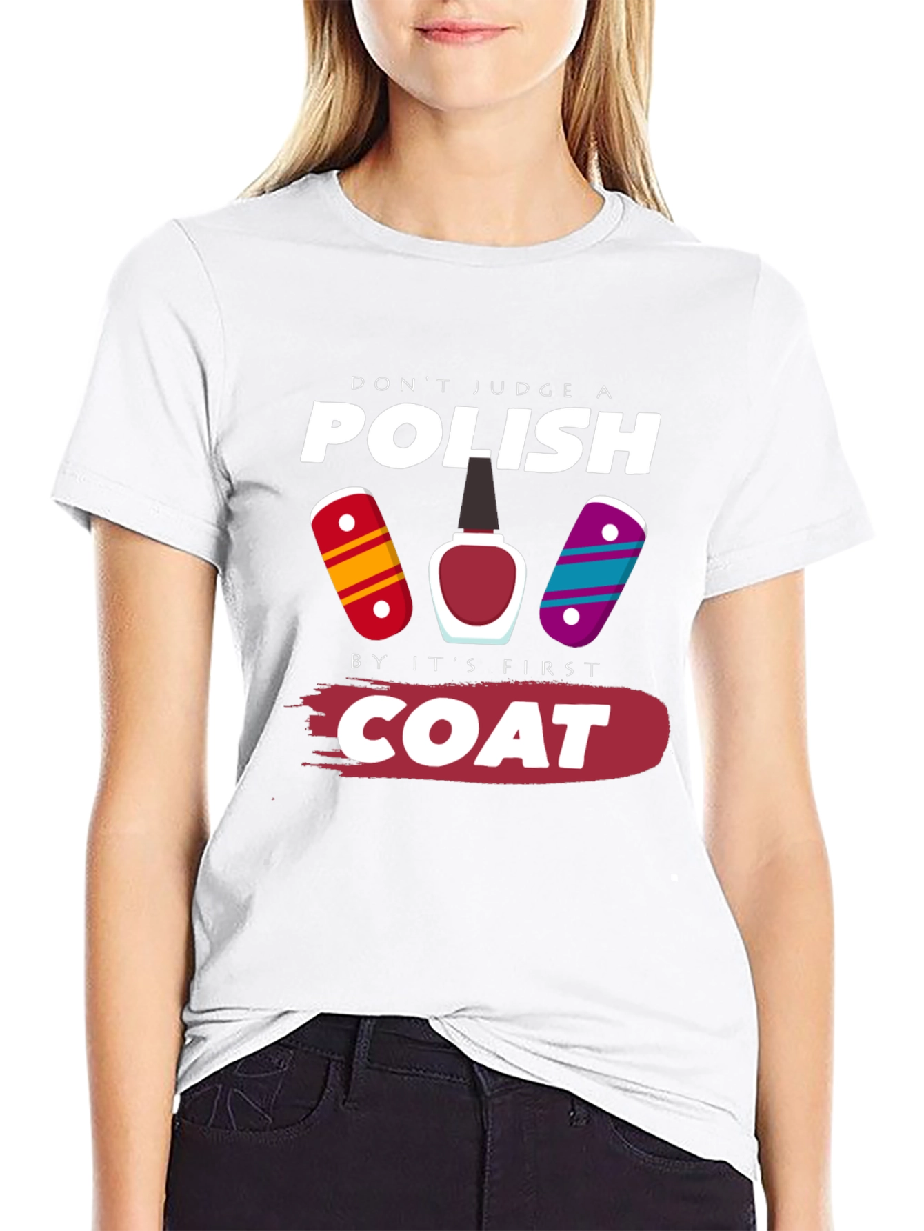 Funny Nail Polish T-Shirt - Dont Judge a Polish