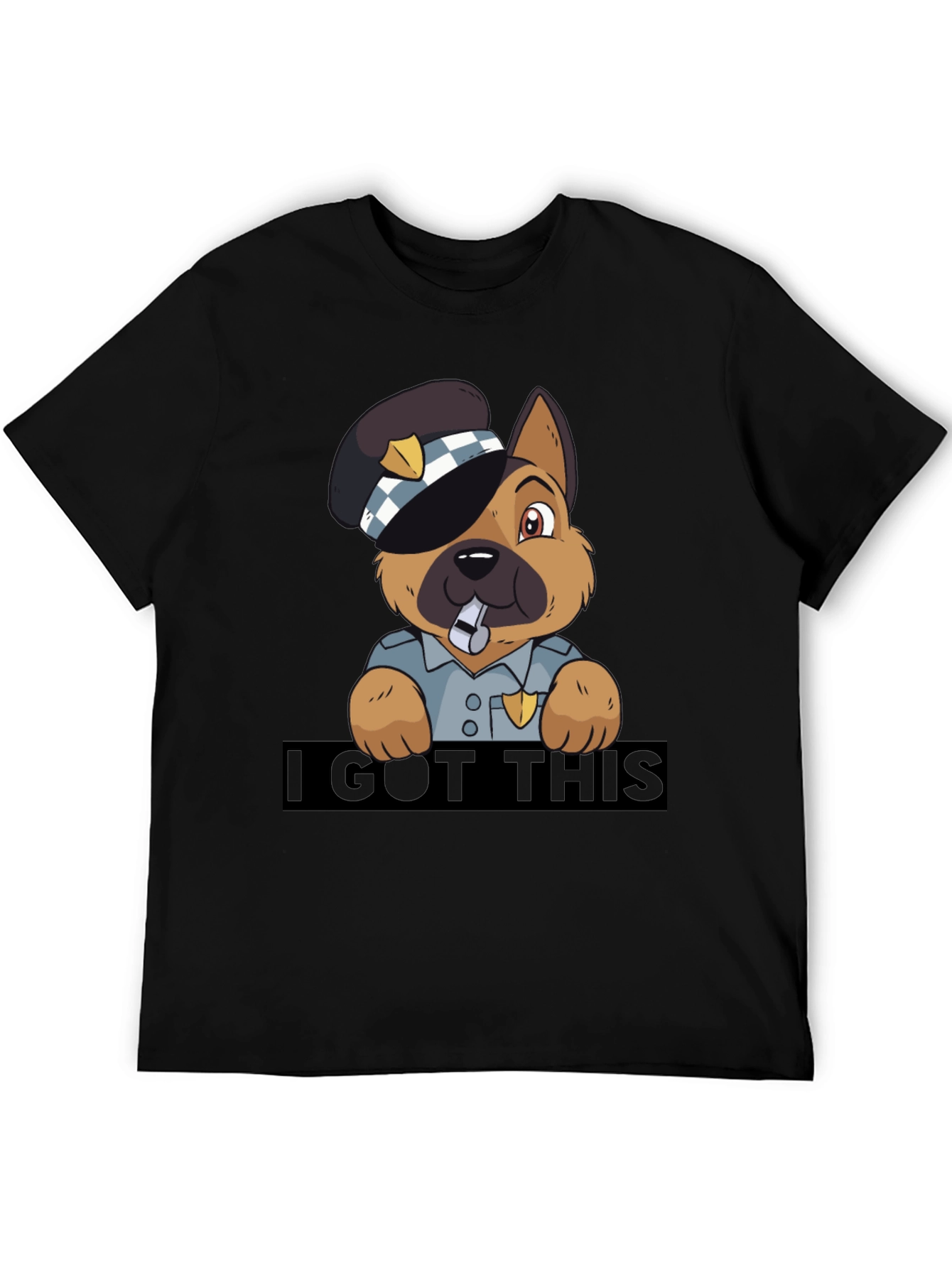 Funny German Shepherd Police T-Shirt – I Got This Dog Lover Tee