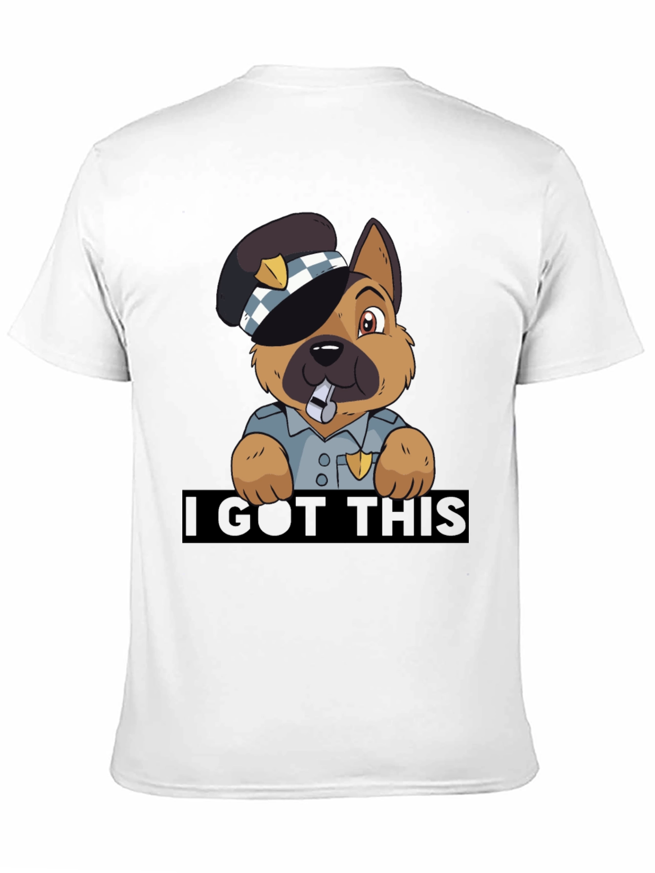 Funny German Shepherd Police T-Shirt – I Got This Dog Lover Tee