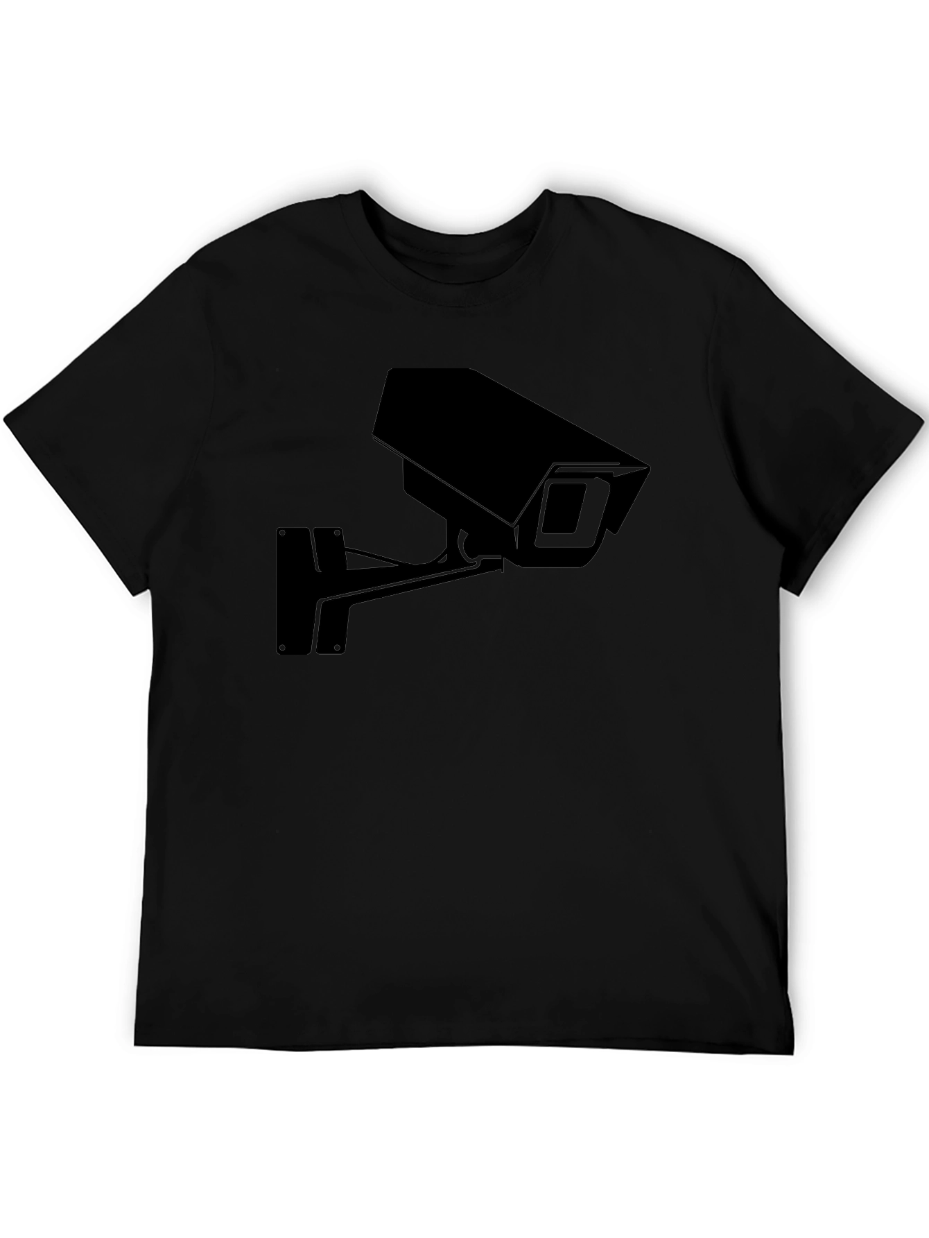 Security Camera Graphic Tee - Surveillance Style
