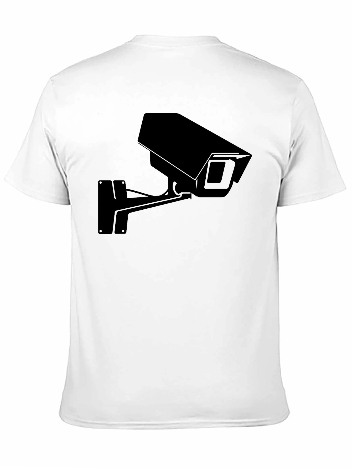 Security Camera Graphic Tee - Surveillance Style