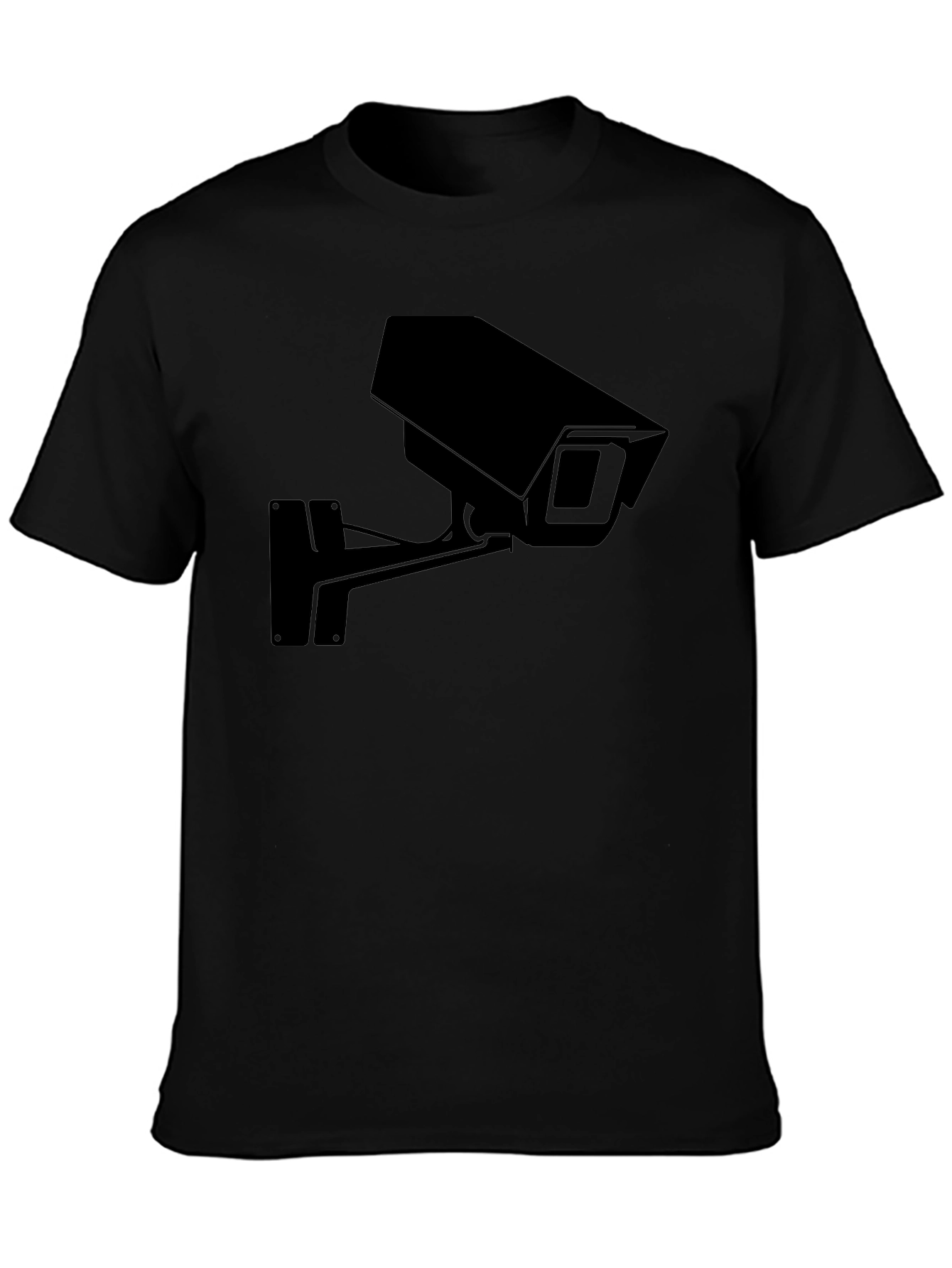 Security Camera Graphic Tee - Surveillance Style