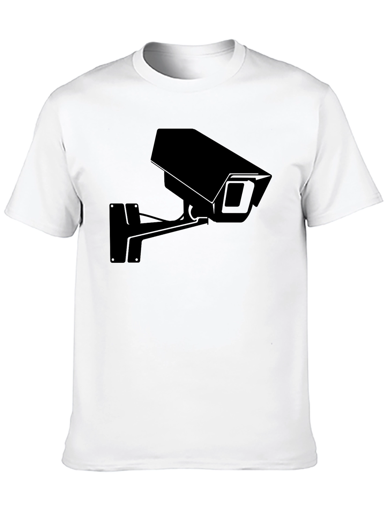 Security Camera Graphic Tee - Surveillance Style