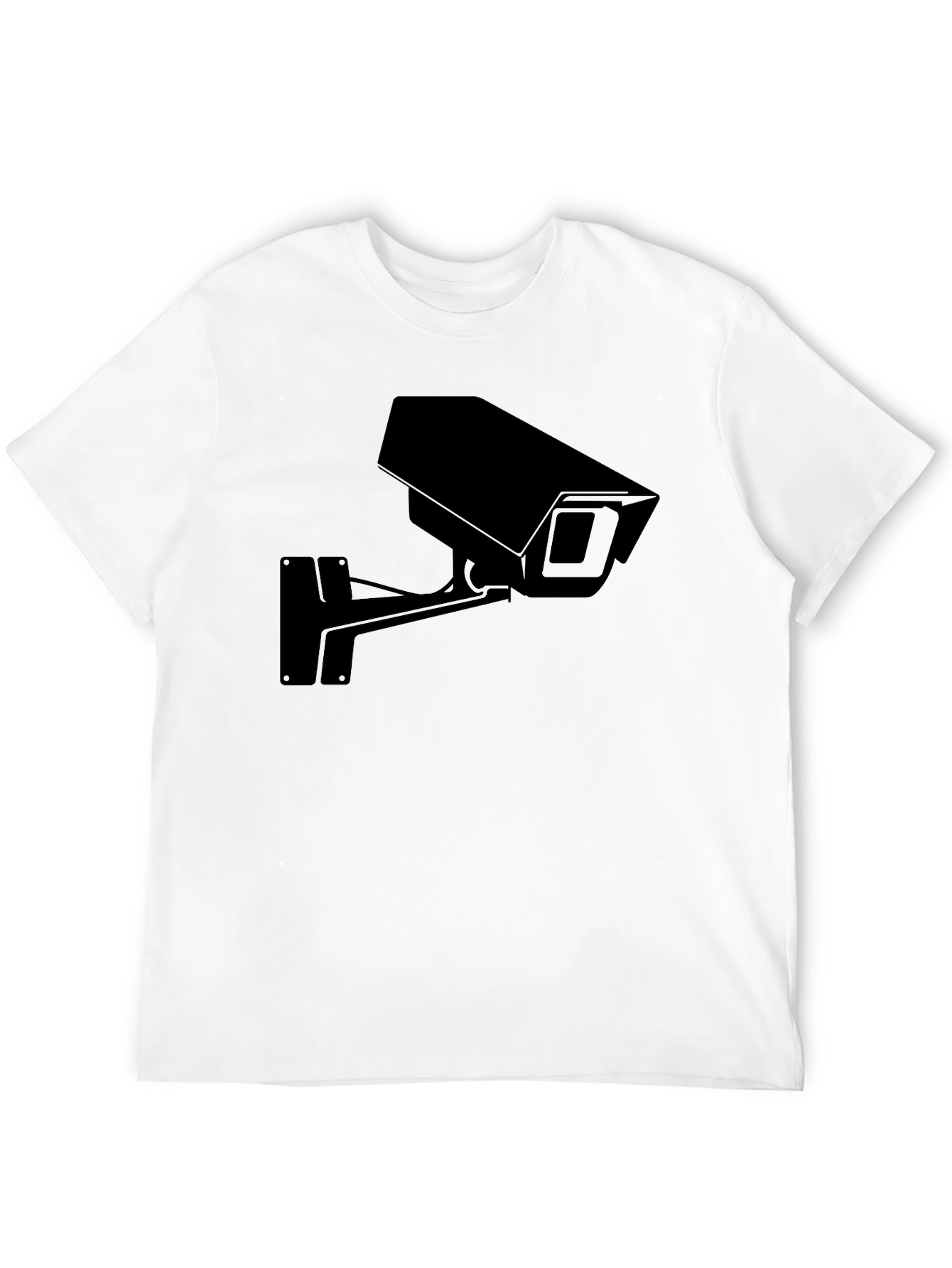 Security Camera Graphic Tee - Surveillance Style
