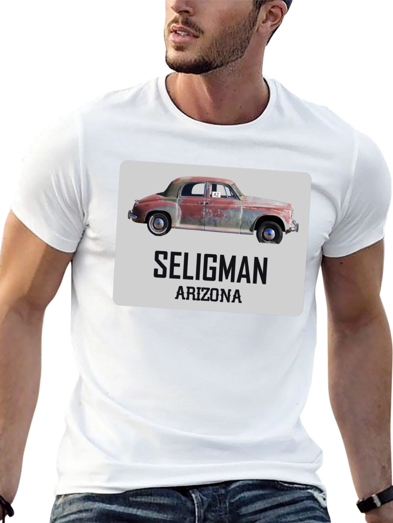 Seligman Arizona Car Graphic T-Shirt