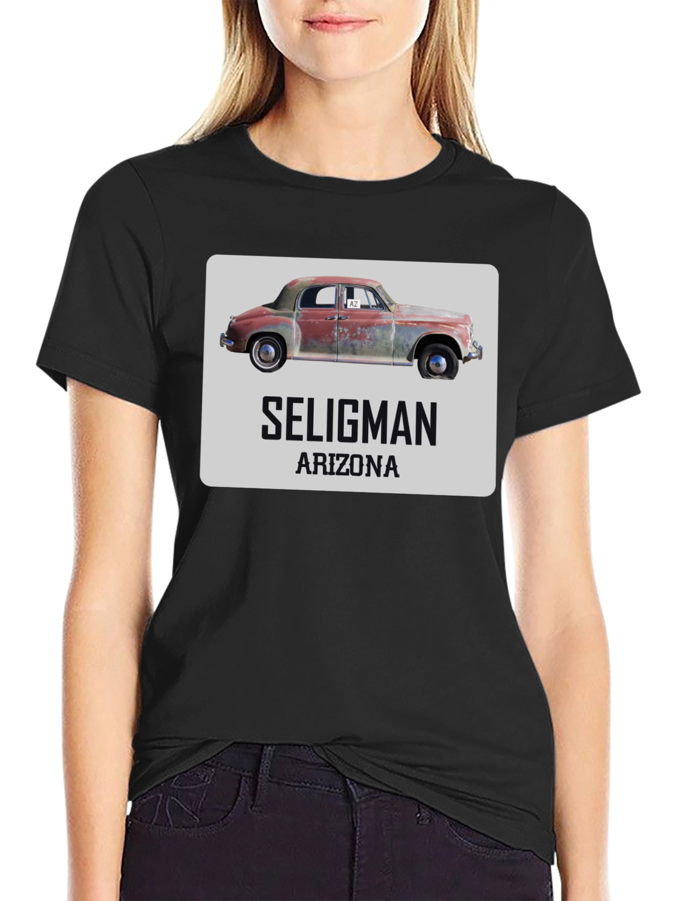 Seligman Arizona Car Graphic T-Shirt