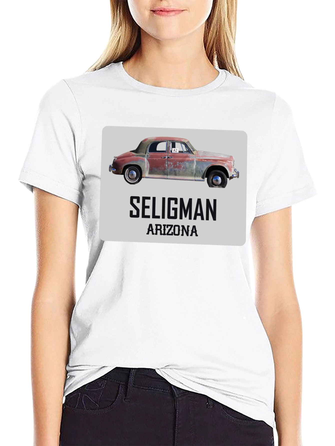 Seligman Arizona Car Graphic T-Shirt