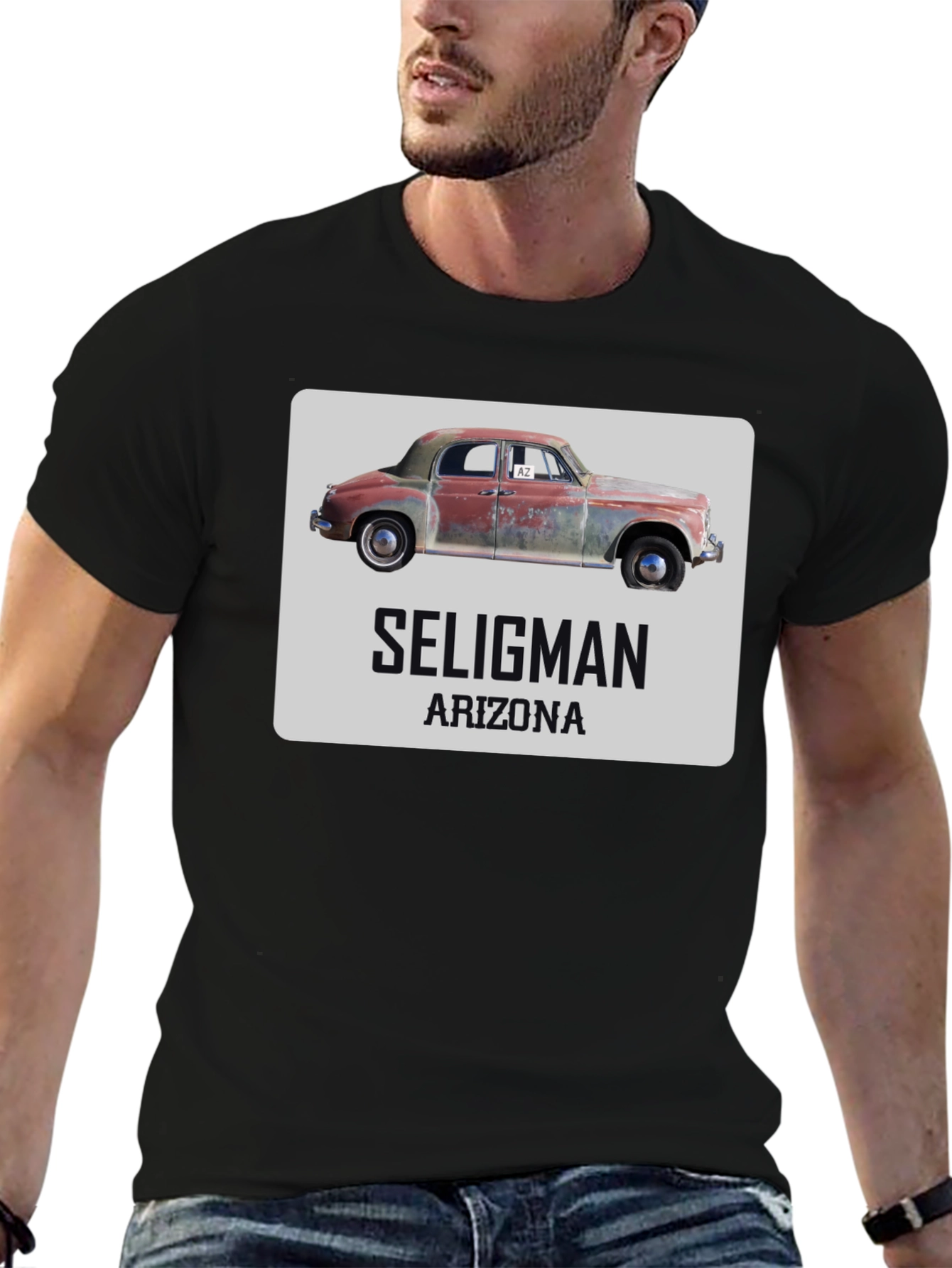 Seligman Arizona Car Graphic T-Shirt
