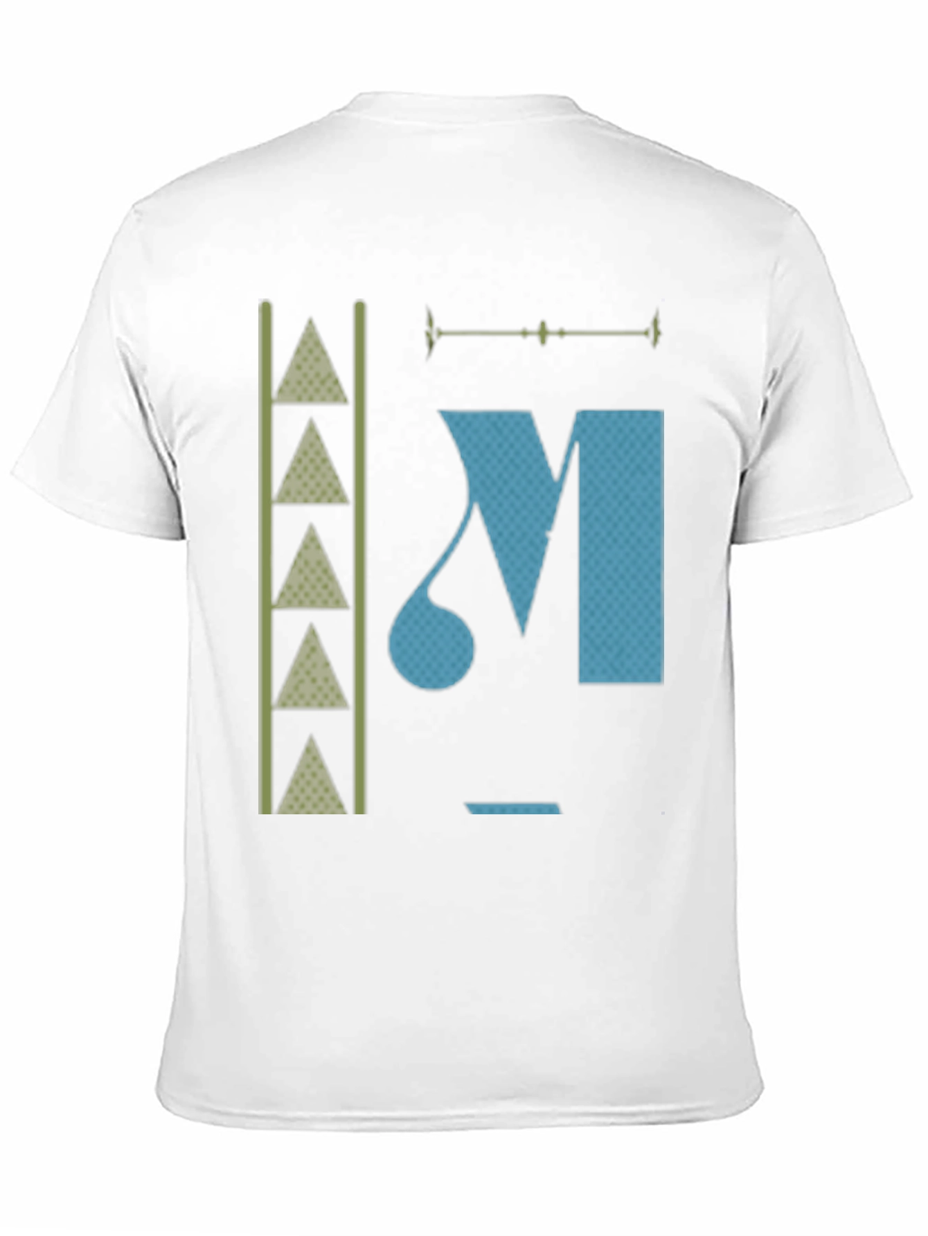 Abstract Graphic Print Mens Black T-Shirt