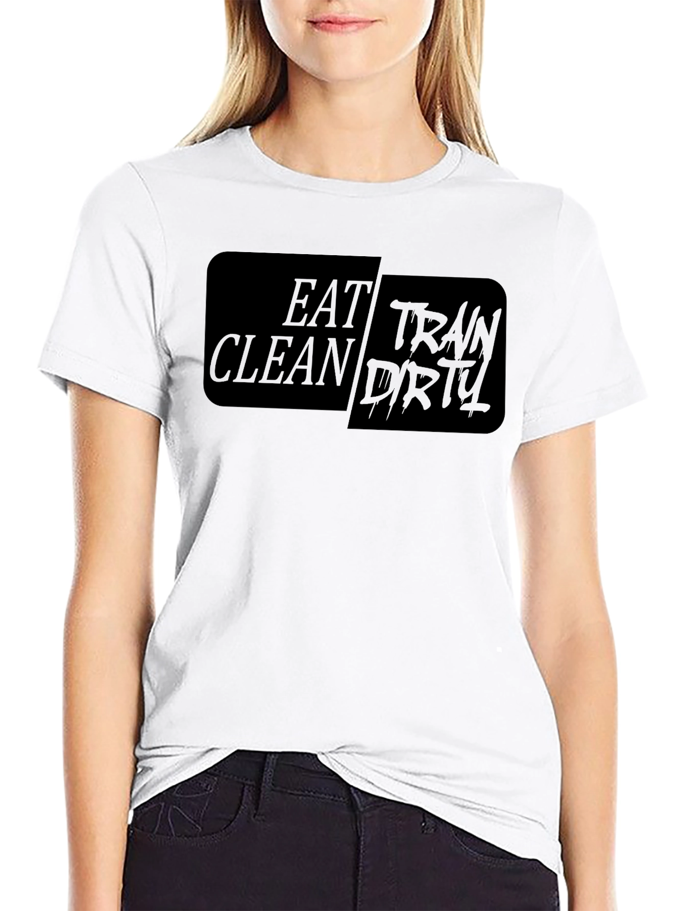Eat Clean Train Dirty Graphic Tee