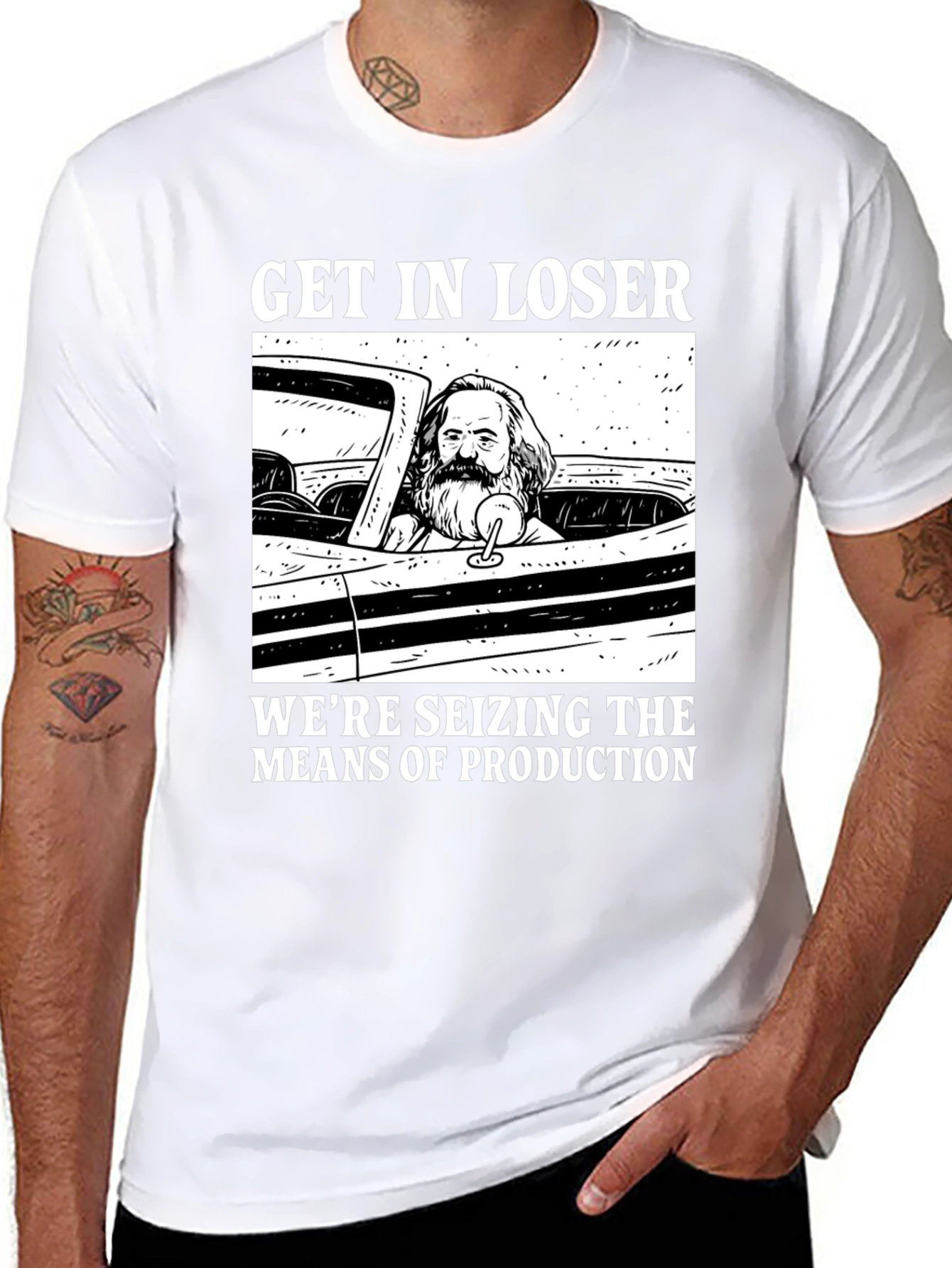 Get In Loser Karl Marx T-Shirt
