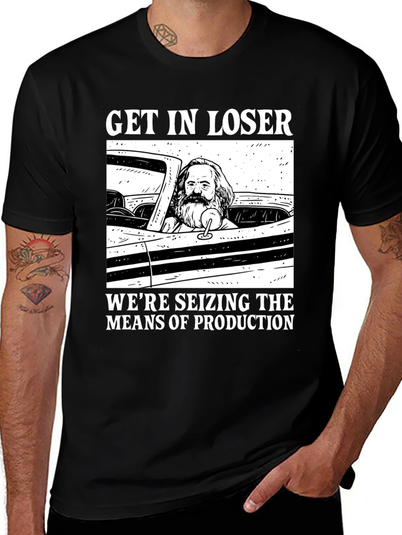 Get In Loser Karl Marx T-Shirt