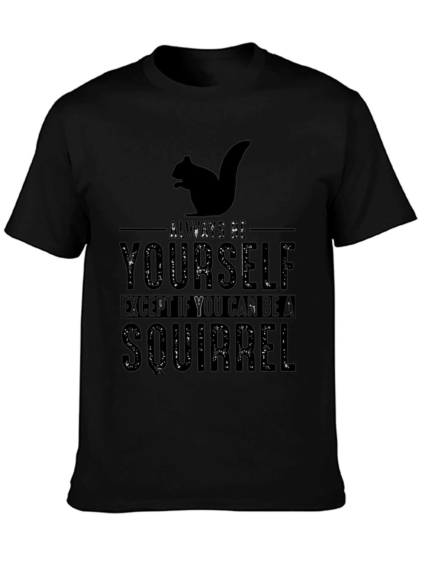 Funny Squirrel Graphic Novelty T-Shirt